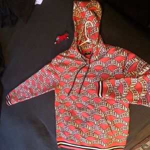 Billionaire Boys Ice-cream all over print hoodie